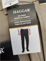 HAGGAR NO IRON MENS PANTS SIZE 36 X 30