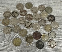 (30) Buffalo Nickels