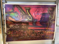 Chicago Jazz Festival Poster 36"x49"