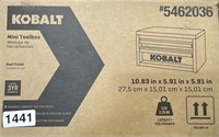 KOBALT MINI TOOLBOX RETAIL $20