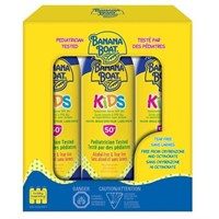 3-Pk Banana Boat Kids Sunscreen Spray SPF 50,