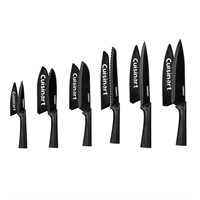 $30 Cuisinart 12-Piece Metallic Knife Set - Black