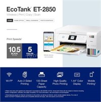 Epson ET-2850 Printer/Scanner (White-Renewed)