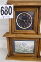 Wooden Battery Operated Clock