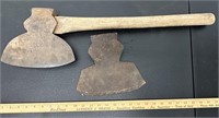 (2) Primitive Broad Axes See Photos for Details