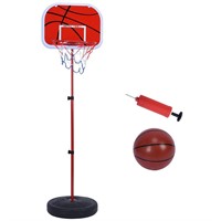 Basketball Hoop Set, Height Adjustable Backboard S