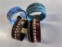 Magnetic Clasp Bracelets Qty. 4