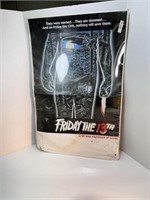 Full Size Friday the 13th Poster, Damaged