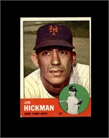 1963 Topps #107 Jim Hickman EX to EX-MT+