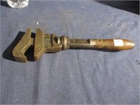 antique pipe wrench .