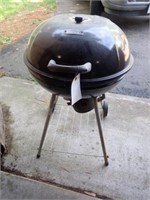 Backyard Charcoal Grill On Rollers