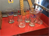 Assorted bar glasses - 6