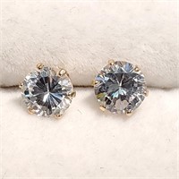 $300 10K  CZ Earrings