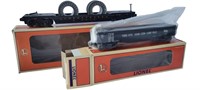 TWO LIONEL RAIL CARS IN BOXES