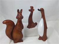 Mid Century Faux Wood Poddle, Squarl & Duck All