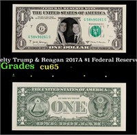 Novelty Trump & Reagan 2017A $1 Federal Reserve No