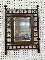 Antique 20x26 Towel Rack Mirror PU ONLY