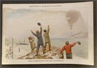ANDREE (North Pole Explorer): Trade Card (1900)