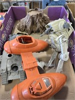 Box Of Vintage Star Wars Toys