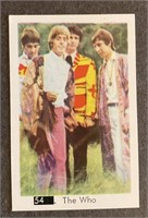 THE WHO (Rock Band): Swedish Gum Card (1968)
