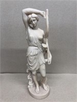 Alabaster woman statue