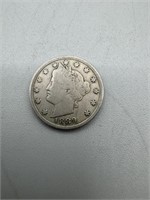 1889 Liberty Nickel (very good detail)