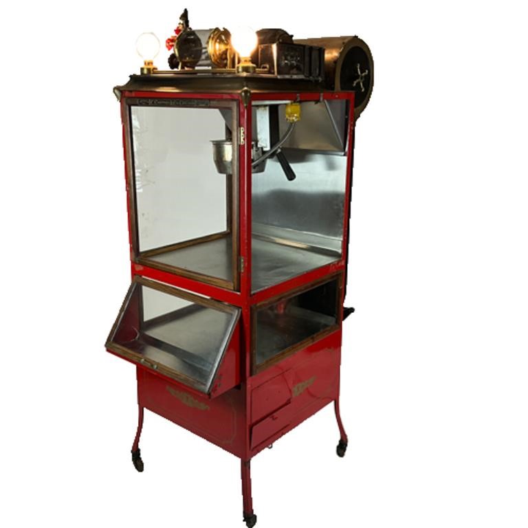 RARE 19TH C. C.CRETORS & CO. POPCORN MACHINE