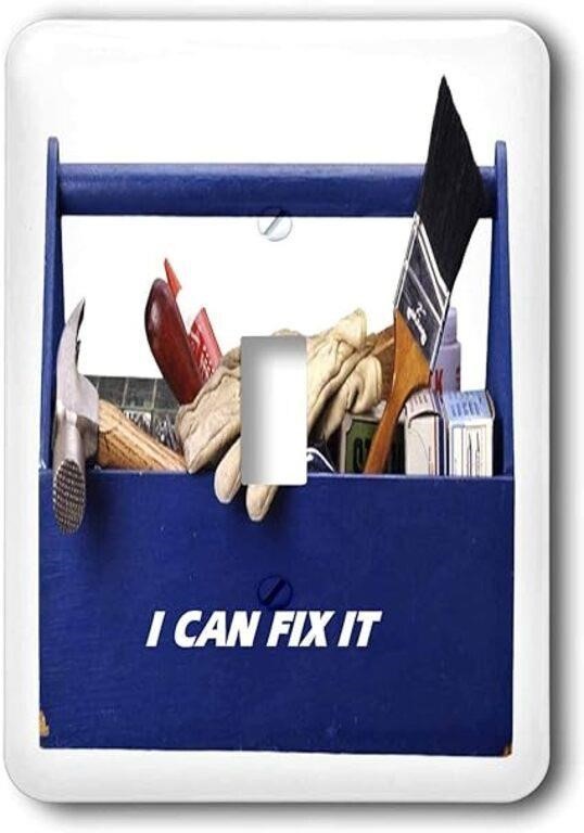 3dRose lsp_46529_1 Tool Box with I Can Fix It Spel