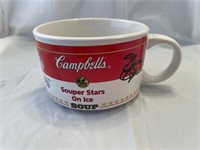 Campbell Soup mug with US figure skating champion