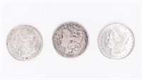 Coin 3 Assorted Morgan Silver Dollar Coins