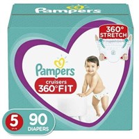 Pampers Cruisers 360 Fit  Size 5  90 Ct