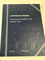 Jefferson Nickels: 1962-1974 Album Set of 16