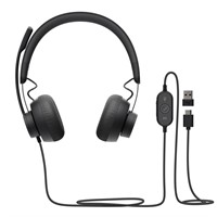 Logitech Zone 750 Wired On-Ear Headset with