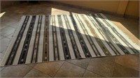 8' x 10' POLYESTER COTTON BLEND AREA RUG MADE IN