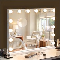 Hansong Vanity Mirror w/ Lights  14 LED  White