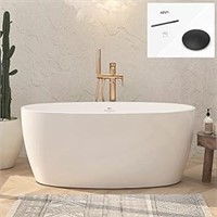 FerdY Tahiti 55" Acrylic Freestanding Bathtub