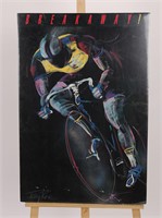 Vintage Terry Rose Bicycle Racing Poster