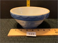 Antique Saltglaze Stoneware Wedding Bowl