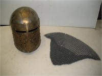 Medieval Knight Helmet Nail Head Net- REPO