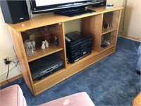 Tv Stand - contents not included, no glass doors