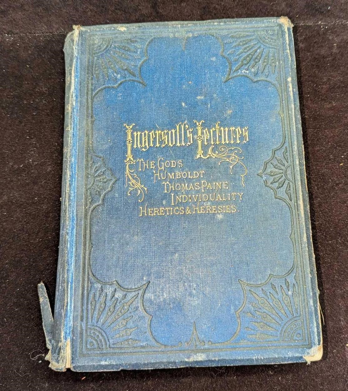 1874 The Gods and Other Lectures By Robert G. Inge