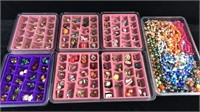 Costume Jewelry 100+ Earrings 10 Necklaces