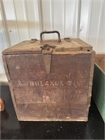 Ambulance Wood Box ( NO SHIPPING)