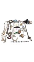 Costume Jewelry, Necklaces, Earring, Watch