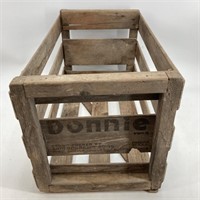 Vintage Donnie Wooden Crate