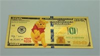 Winnie the Pooh Gold Bill