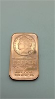 1 Ounce Copper Bar