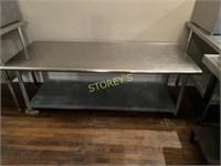 6' x 30" S/S Equipment Stand - 26" high