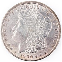 Coin 1900 Morgan Silver Dollar Almost Unc.