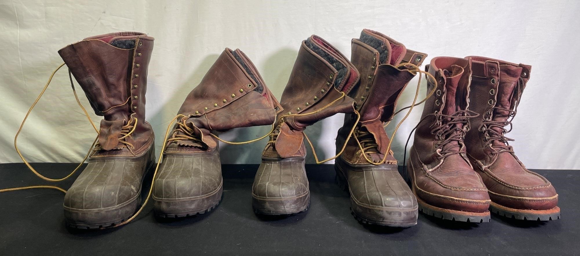 Work Boot Trio; Sz 13 & 14